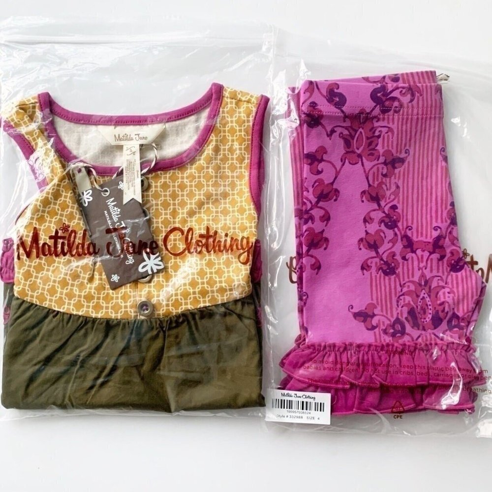NWT Matilda Jane Girl Outfit Top Shorties 2T 6 Years 10 Years - Picture 11 of 13